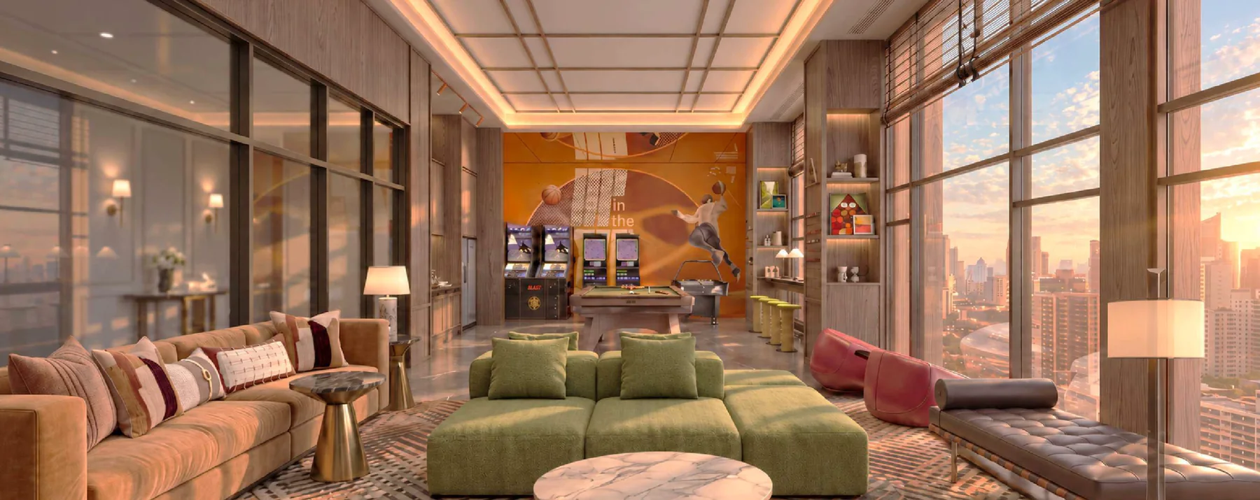 Games Lounge artist impression